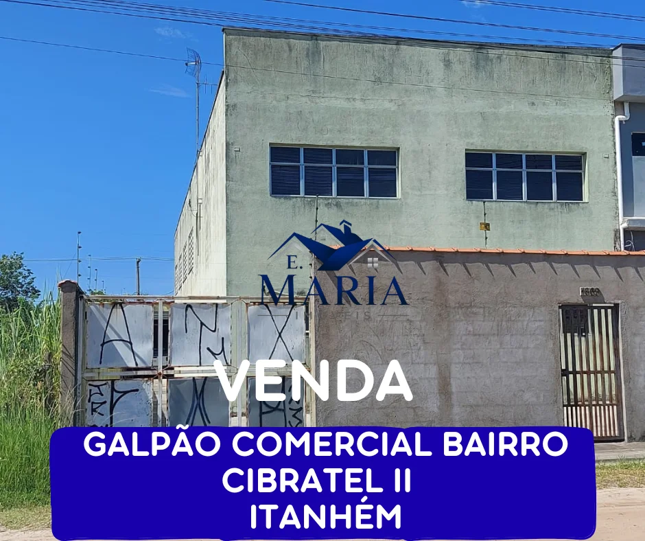 Galpão próximo à praia no bairro Cibratel II