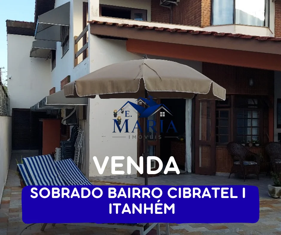 Sobrado com 2 dormitórios com vista para o mar no bairro Cibratel I